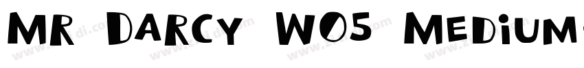 Mr Darcy W05 Medium字体转换